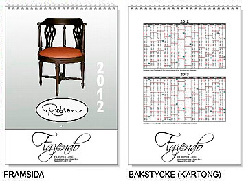 Framsida och bakstycke p� fotoalmanackan.