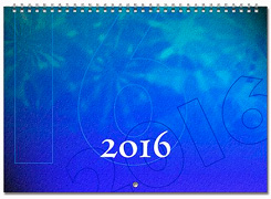 Exempel på en framsida för en fotokalender i A3-format.