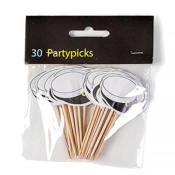 Partypicks studentmössor 30-pack