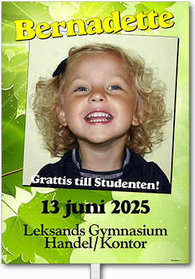 Studentskylt layout 1