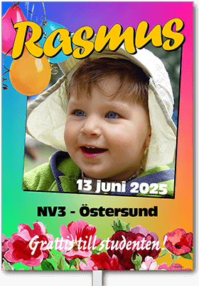 Studentskylt layout 7