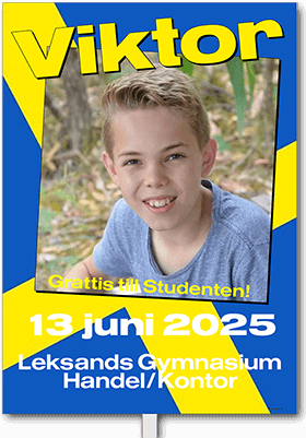 Studentskylt layout 12