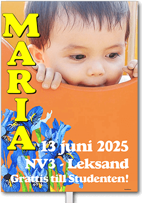 Studentskylt layout 23