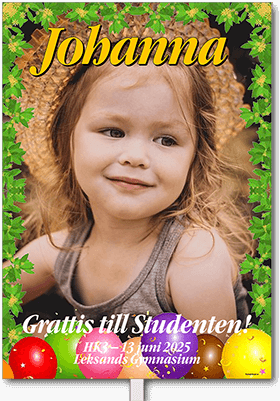 Studentskylt layout 41